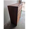 Image 3 : Vintage Mid Century Modern Teak Highboy Dresser 5 Drawer MCM Canada