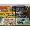 Image 2 : Lot of 8 Tabletop Board Games Pop Culture Wizard  of Oz, Batman, Richie Rich, Free Willy, Dick Tracy
