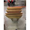 Image 2 : Solid Wood TV Tray Tables with Stand Vintage