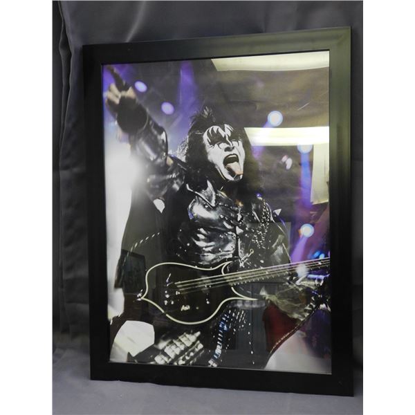 KISS Gene Simmons Framed Photo Print 20" x 26"