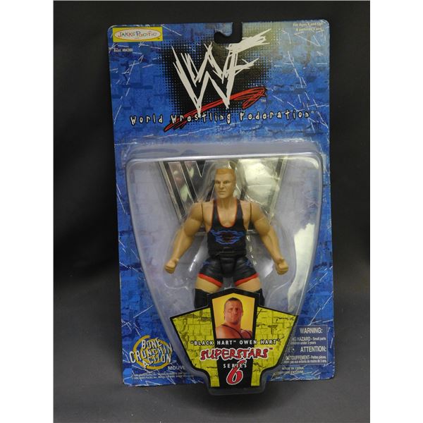 WWE WWF Series 6 Superstars 1998 Jakks Pacific Owen Hart Sealed Action Figure
