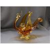 Image 1 : Art Glass Blown Glass Bird Centerpiece Chalet Style