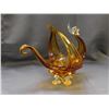 Image 3 : Art Glass Blown Glass Bird Centerpiece Chalet Style