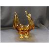 Image 4 : Art Glass Blown Glass Bird Centerpiece Chalet Style