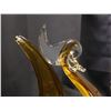 Image 5 : Art Glass Blown Glass Bird Centerpiece Chalet Style