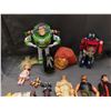 Image 3 : Lot of Toy Lot w Buzz Lightyear (works), Action Figures, Batman, LJN, Transformers