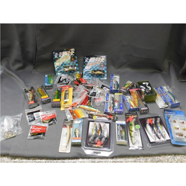50 Packs of Lures, Weights, Flies Fishing Items