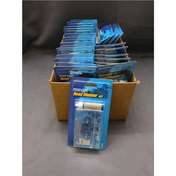 Maxell 28 Packs of Cassette Head Cleaners