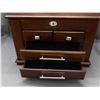 Image 3 : Large Wooden Jewelry Storage & Display Box locking w key