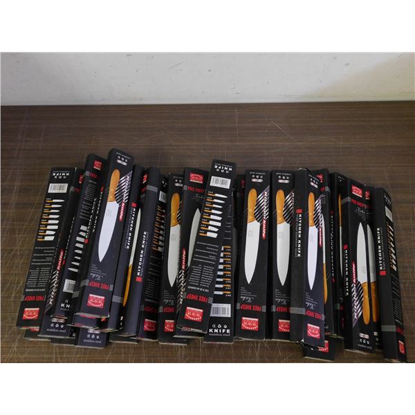 33 New Large Kitchen Knives 13" Each