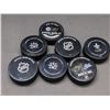 Image 1 : 7 Official Warm Up Game Pucks Wpg Jets
