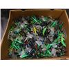 Image 1 : Box FULL of Large Rubber Bugs, Spiders Etc