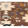 Image 25 : Ca. 1950 Suzy Black Navajo Pictorial Large Textile