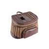 Image 1 : McMonies Model 80 Size 5 Leather Creel 20th C.