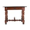 Image 2 : 18th C Louis XIII Carved Walnut Writing Table