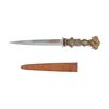 Image 1 : Ornate Stainless Steel Painted Letter Opener c1950