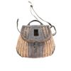 Image 3 : Tooled Leather & Split Willow Fishing Creels (2)