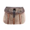 Image 1 : Split Willow Weave & Leather Fishing Creel 20th C.