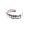 Image 2 : Navajo Sterling Silver Cuff Bracelet by B. Webb