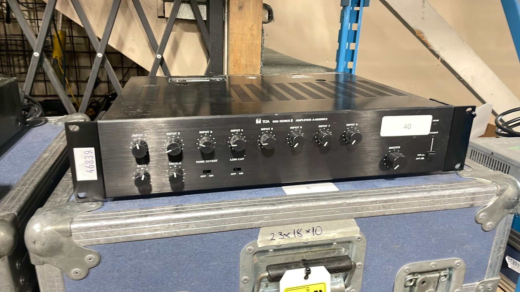TOA 900 SERIES 2 PROFESSIONAL RACK MOUNTED A-906MK2 8 CHANNEL POWER ...