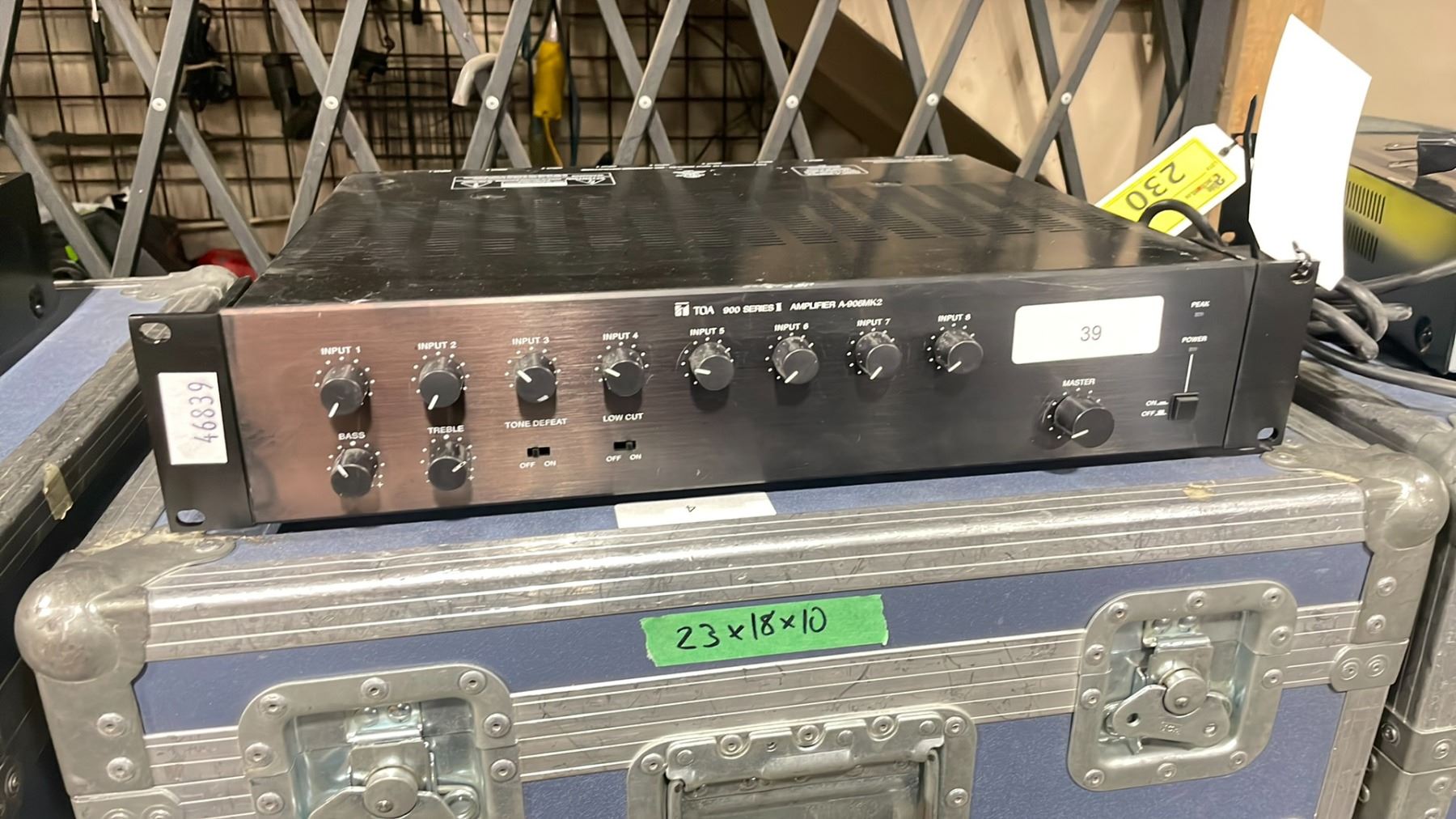 TOA 900 SERIES 2 PROFESSIONAL RACK MOUNTED A-906MK2 8 CHANNEL POWER ...