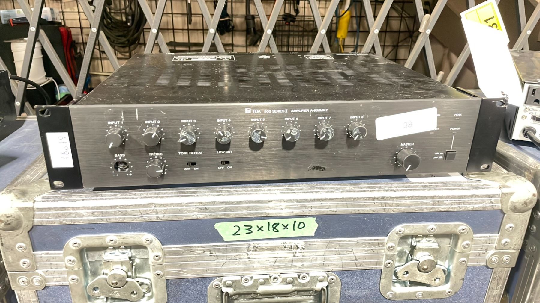TOA 900 SERIES 2 PROFESSIONAL RACK MOUNTED A-906MK2 8 CHANNEL POWER ...