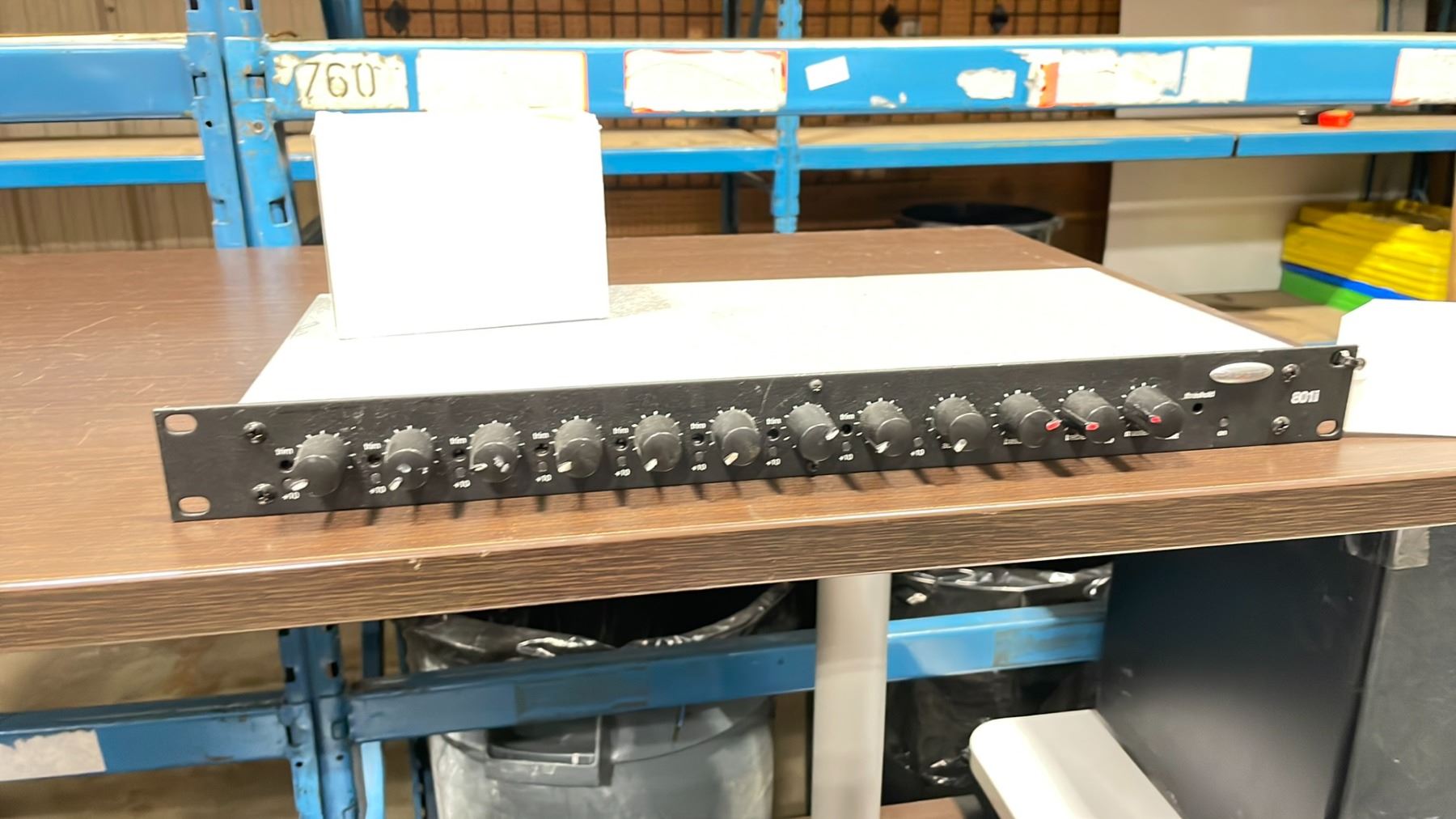 Biamp Rack BIAMP 801I PROFESSIONAL RACK MOUNTED 8 CHANNEL LINE MIXER WITH POWER ...