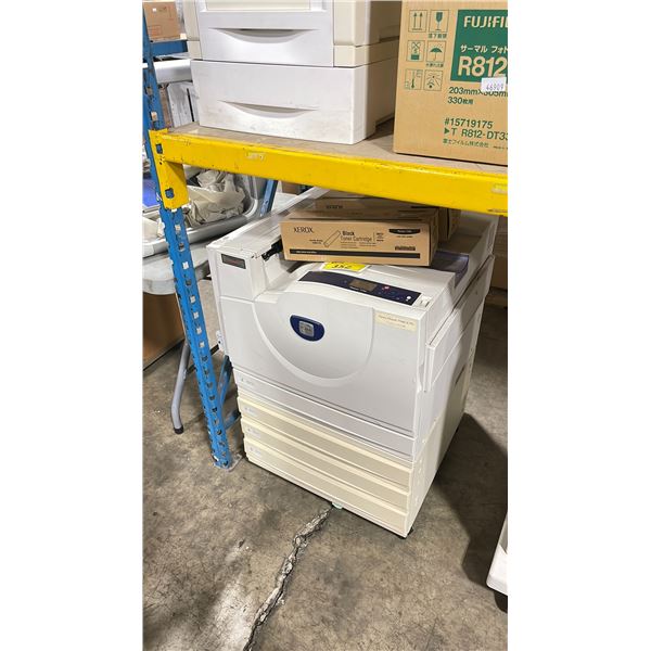 XEROX PHASER 7760 HIGH VOLUME COLOR LASER PRINTER & 2 BLACK TONER CARTRIDGES
