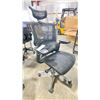 Image 2 : FAST TRACK IMPEX HE1001 BLACK MESH HIGH BACK ADJUSTABLE TASK CHAIR *IN BOX*