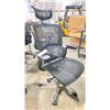 Image 2 : FAST TRACK IMPEX HE1001 BLACK MESH HIGH BACK ADJUSTABLE TASK CHAIR *IN BOX*