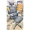 Image 2 : FAST TRACK IMPEX HE1001 BLACK MESH HIGH BACK ADJUSTABLE TASK CHAIR *IN BOX*