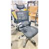 Image 2 : FAST TRACK IMPEX HE1001 BLACK MESH HIGH BACK ADJUSTABLE TASK CHAIR *IN BOX*