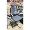 Image 2 : FAST TRACK IMPEX ME2001 BLACK MESH HIGH BACK ADJUSTABLE TASK CHAIR *IN BOX*