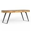 Image 2 : CYPRESS HILL HOME DECOR LOWRY AXCCLRY52DGW DISTRESSED GOLDEN WHEAT LARGE DESK *IN BOX*