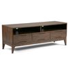 Image 2 : CYPRESS HILL HOME DECOR HARRINGTON AXCHHAR-05 WALNUT BROWN TV MEDIA STAND *IN BOX*