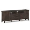 Image 3 : CYPRESS HILL HOME DECOR GREYSTONE AXCRGRET72 RUSTIC VINTAGE BROWN 72" WIDE TV MEDIA STAND *IN BOX*