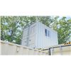 Image 1 : BEIGE PORTABLE 10' OFFICE CONTAINER WITH WINDOW AND LOCKING MAN DOOR