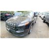 Image 1 : 2014 JEEP CHEROKEE SPORT 4DRSW BLACK VIN 1C4PJLAB5EW302823