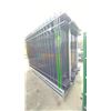 Image 2 : 20 PCS OF BLACK METAL 10'L X 6'H SITE FENCING WITH POSTS