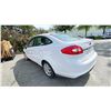 Image 2 : 2012 FORD FIESTA SE, 4DR SEDAN, WHITE, VIN 3FADP4BJ6CM108365