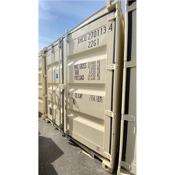20' STD CONTAINER WITH DUAL SWING REAR DOOR WITH CAM LOCKS CONTAINER #XHCH2701134