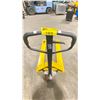 Image 2 : INDUSTRIAL MANUAL PALLET JACK 5000 LBS. CAPACITY (YELLOW)