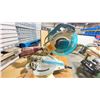 Image 3 : MAKITA LS1013L COMPOUND MITRE SAW WITH APPROX. 9FT X 2.5FT WORK BENCH INCLUDED