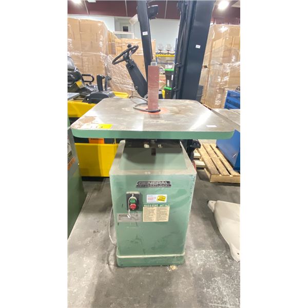 GENERAL ELECTRIC MODEL 15-020M1 INDUSTRIAL SPINDLE SANDER