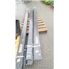 Image 2 : PAIR OF BLACK METAL INDUSTRIAL 10' FORKLIFT FORK EXTENSIONS