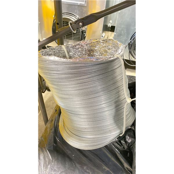 ASSORTED INDUSTRIAL ALUMINUM FLEXIBLE DUCTING HOSES