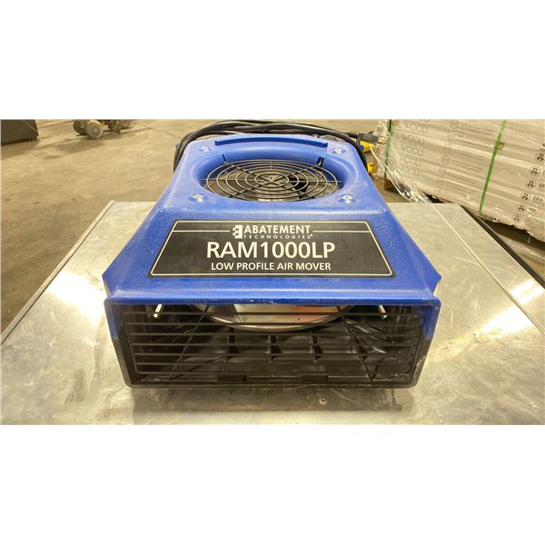 ABATEMENT TECHNOLOGIES RAM 1000LP COMMERCIAL ELECTRIC LOW PROFILE AIR MOVER *COLOR BLUE*