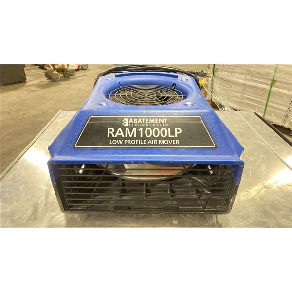 ABATEMENT TECHNOLOGIES RAM 1000LP COMMERCIAL ELECTRIC LOW PROFILE AIR MOVER *COLOR BLUE*