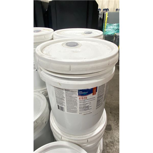 2 ENVIRO SOLUTIONS ES15 COMMERCIAL 5 GAL PAILS OF SPRAY & WIPE DISINFECTANT CLEANER