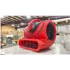 Image 2 : B-AIR VP-33 VENT POWER COMMERCIAL ELECTRIC CENTRIFUGAL RESTORATION AIR MOVER *COLOR RED*